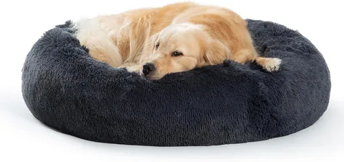 Miniatura 7 de SAVFOX Cama calmante para perros, cama antiansiedad, cama de perro de felpa, para perros pequeños, tamaño mediano, grande y XL, cama suave y cómoda
