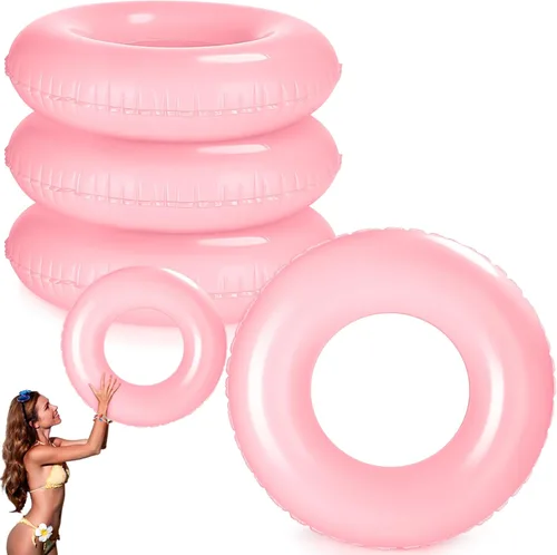 Miniatura 9 de 4 flotadores inflables de piscina de 33 pulgadas, anillos de natación para adultos, tubo interior de natación, balsa, flotador, juguetes para playa