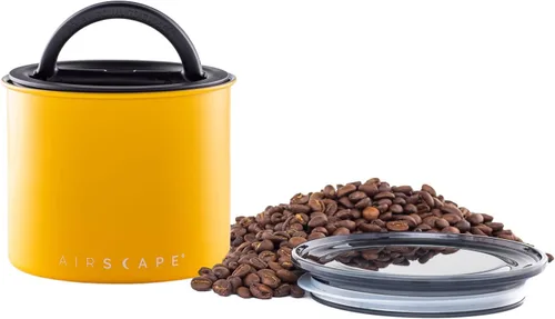 Miniatura 8 de Planetary Design Airscape® - Recipiente de café de acero inoxidable Contenedor de almacenamiento de alimentos Tapa interna patentada de émbolo
