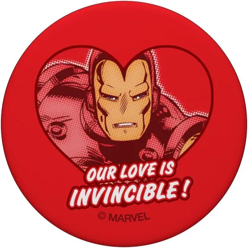 Miniatura 3 de Marvel Iron Man Love is Invincible Valentine's Day - PopSockets Grip and Stand for Phones and Tablets