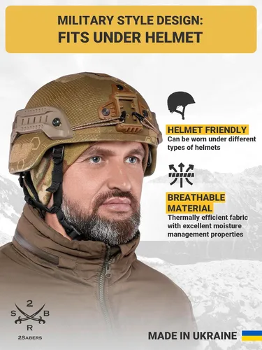 Miniatura 4 de 2SBR 2SABERS Gorro de invierno cálido de forro polar para hombre, gorro táctico militar del ejército