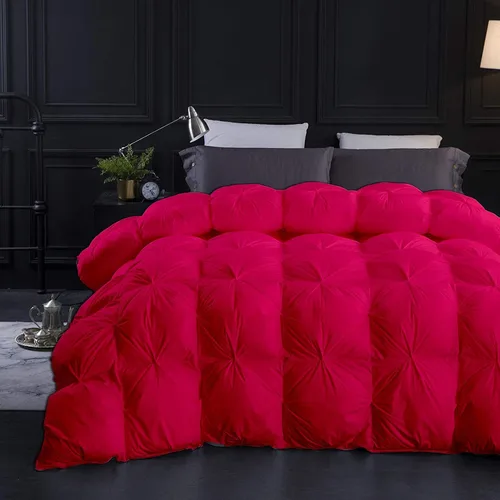 Miniatura 19 de Home Decor - Edredón de plumón alternativo plisado de 1500 hilos, tamaño individual XL, 68 x 92 pulgadas, 1 edredón y 4 fundas de almohada, 27.64