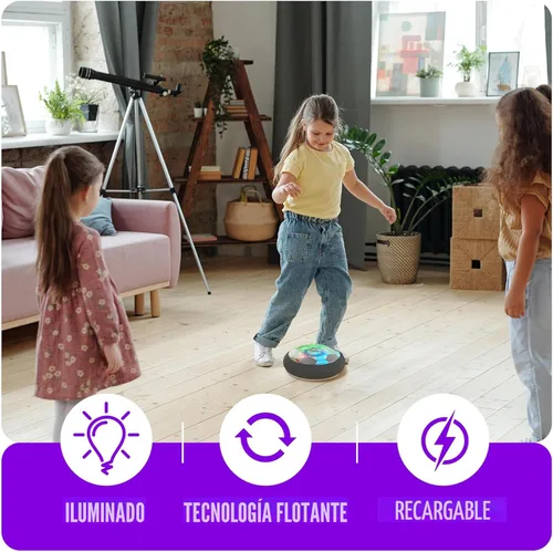 Miniatura 3 de Ninja Blast Hover - Pelota de fútbol iluminada, regalo de cumpleaños para niños, juegos de juguetes de interior, regalos para niños de 5, 6, 7, 8