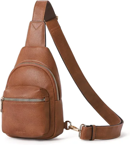 Miniatura 9 de CLUCI Small Sling Bag for Women, Leather Crossbody Fanny Packs Trendy, Women's Chest Bag