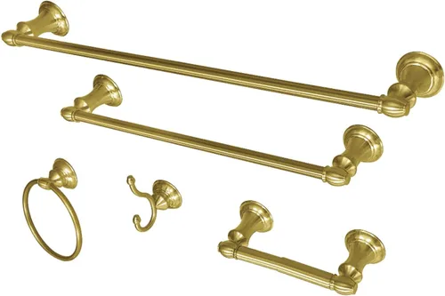 Kingston Brass BAHK2612478BB Provence - Juego de accesorios de baño, latón cepillado, 24 x 3.5 x 2.56 pulgadas Cobrizo cepillado