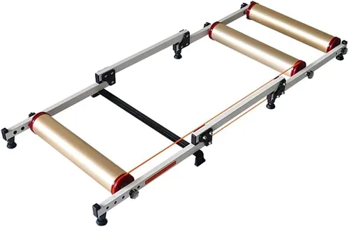 700C - Entrenador de rodillos para bicicleta de carretera, ajustable para bicicleta de montaña de 24 a 27.5 pulgadas, entrenador de bicicleta de Oro