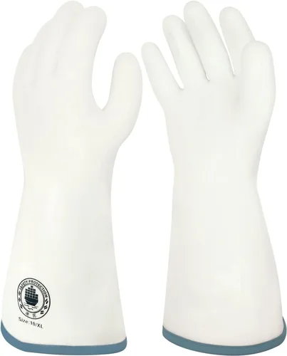 Miniatura 16 de Guantes para barbacoa, guantes de horno de silicona, guantes de horno resistentes al calor con dedos, guantes de horno de cocina guantes para Blanco