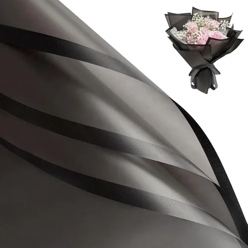 Miniatura 9 de Duyasurs 20 Hojas de Papel de Regalo Floral, Envoltura Impermeable para Ramos, 58x58CM, Papel de Embalaje para Floristería, Caja de Regalo DIY