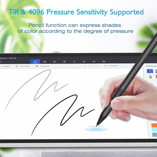 Miniatura 5 de Surface Stylus Pen Digital Pen para Microsoft Surface Pro X/9/8/7/6/5/4/3/Surface Laptop 5/4/3/2/1 Surface Go 3/2/1 Book 2/1 Studio Magnet 4096