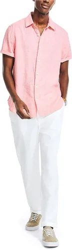 Miniatura 2 de Nautica Camisa de manga corta de lino hecha de forma sostenible para hombre