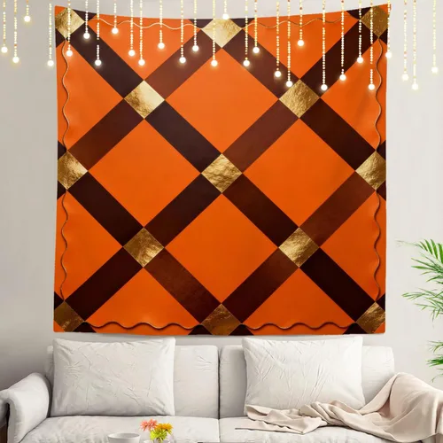 Miniatura 84 de Shrahala Tapiz de pared azul brillante, acuarela azul degradado para colgar en la pared, tapiz grande decorativo de fibra de poliéster, dobladillo
