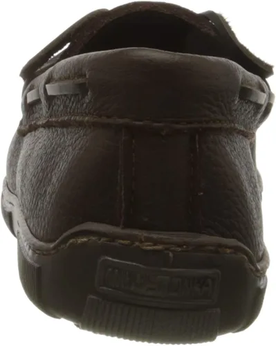 Miniatura 3 de Minnetonka Mocasines clásicos de piel de alce para hombre, Marrón
