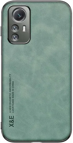 Kepuch Silklike Funda para Redmi Note 12s 4G - Cubierta Parachoques Placa De Metal Incorporada Para Redmi Note 12s 4G - Verde Seda-Verde