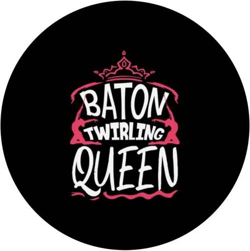 Miniatura 3 de Baton Twirling Queen Majorette Rhythmic Gymnastics PopSockets Swappable PopGrip