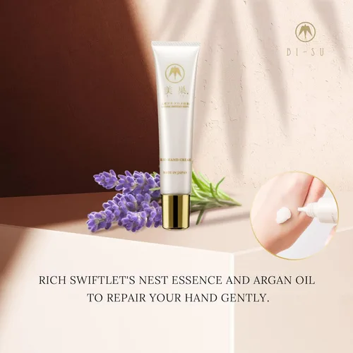 Miniatura 2 de BI-SU Crema de manos Hidratante de manos, extracto natural de nidos Swiftlet, colágeno, ácido siálico, EGF, cuidado de la piel japonés