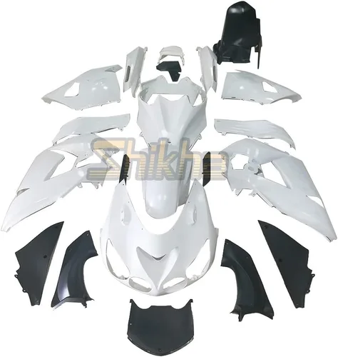 Kit de carenado de motocicleta moldeado ABS sin pintar, 24 piezas, compatible con Kawasaki Ninja ZX14 ZX14R ZZR1400 2006-2011