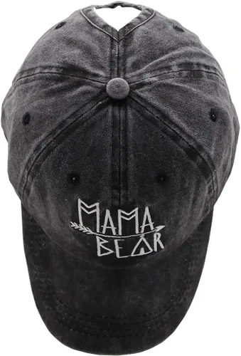 Miniatura 5 de Gorra de béisbol con diseño de Mama Bear para mujer, estilo vintage