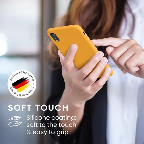 Miniatura 4 de kwmobile Funda compatible con Apple iPhone XR - Funda de silicona TPU con acabado suave - Mango