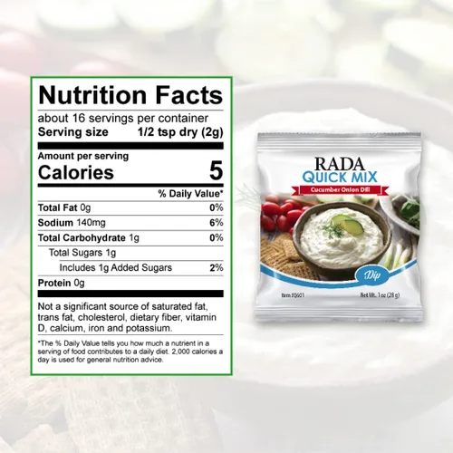 Miniatura 4 de RADA Dip de mezcla rápida de pepino y cebolla y eneldo sin gluten