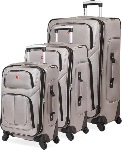 Miniatura 75 de SwissGear - Equipaje suave expandible Sion con ruedas, Negro