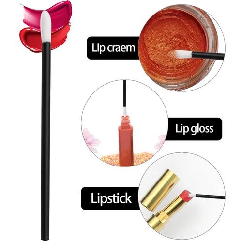 Miniatura 4 de 100pcs desechable Lip Gloss Aplicadores Lipstick wands Kits de Herramienta