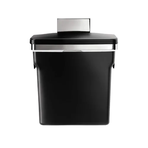 Miniatura 2 de simplehuman, cesto de residuos para gabinete, marco de acero de alto desempeño, de 10 l/2,6 galones