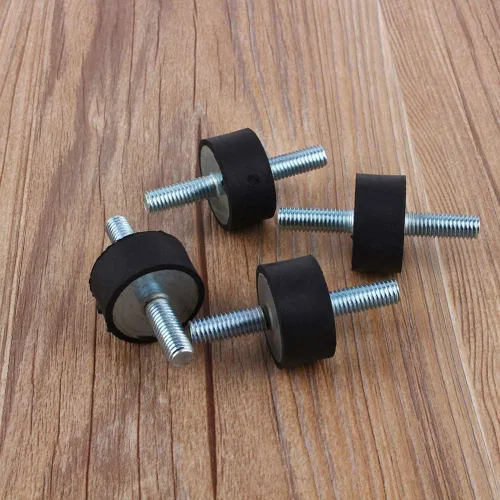 Miniatura 7 de Soportes de goma M4 amortiguadores antivibración Silentblock bobinas para coche y barco, paquete de 4 (M4 0.394 x 0.394 in)