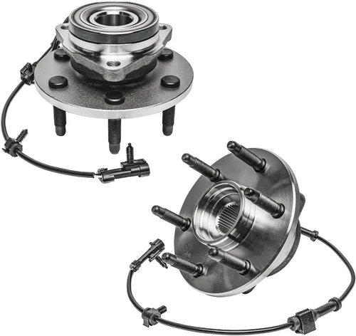 Detroit Axle – Bujes de rodamiento de rueda delantera para 4WD para Chevy GMC Silverado Sierra Avalanche Yukon XL Suburban 1500 Tahoe Cadillac
