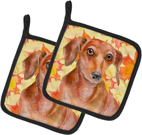 Miniatura 114 de Caroline's Treasures BB9655PTHD - Juego de soportes para ollas de cocina resistentes al calor, almohadillas calientes para horno, 7 1/2 x 7 1/2