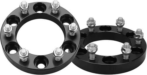 Miniatura 12 de IRONTEK Espaciadores de rueda de 0.157 x 4.000 in, espaciadores forjados reales de 2 pulgadas con orificio de cubo de 2.697 in M12x1.25 pernos aptos