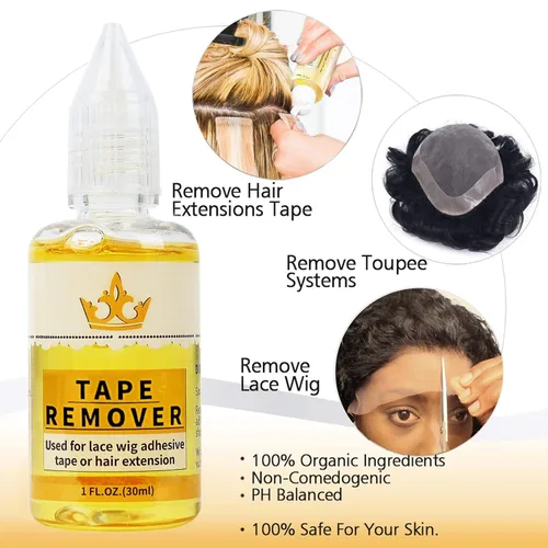 Miniatura 2 de Removedor de extensiones adhesivas, extensiones de cabello de acción rápida, pegamento de encaje para peluca, removedor de pegamento