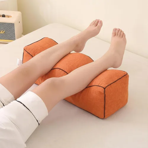 Miniatura 7 de Almohada ergonómica para piernas con diseño de ondas, cojín ajustable para apoyo lumbar y de pie para embarazo, alivio del dolor de espalda y uso