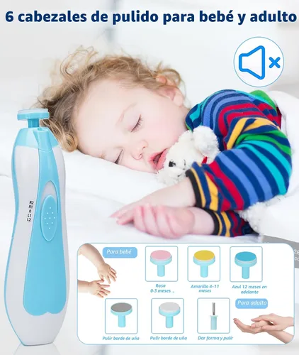 Miniatura 4 de Kit de cuidado de la salud y aseo para bebés, kit de recortador de uñas eléctrico de seguridad, kit de cuidado para recién nacidos con peine