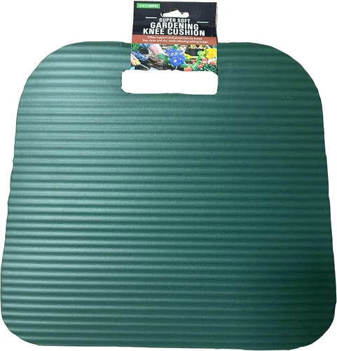 Miniatura 3 de Rodillera de jardín acolchada de espuma viscoelástica súper suave para jardinería, 12.5 x 13.75 pulgadas (rojo)