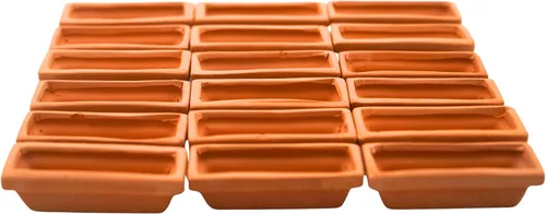Miniatura 19 de Mini macetas de terracota – Macetas pequeñas de arcilla para suculentas, cactus, manualidades de bricolaje, jardín de hadas, proyectos escolares