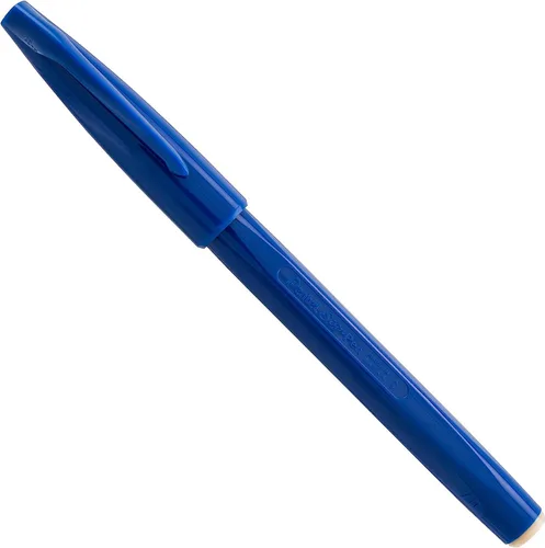 Miniatura 7 de Pentel Bolígrafos de punta de fieltro, punta de fibra, paquete de 12 marcadores de punta de fieltro (6 negros y 6 azules), punta media de 0.031 in