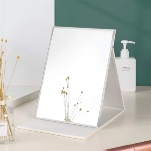 Miniatura 6 de Zcooooool Espejo Grande Portátil Super HD - Espejo Plegable de Múltiples Ángulos de Soporte Manos Libres/De Mano/Mesa 6.9x4.9 Pulgadas Blanco