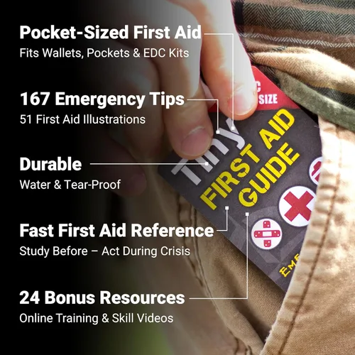 Miniatura 2 de Pequeña guía de primeros auxilios: atención médica de emergencia para cualquier lugar - El último paso a paso, transporte diario: bolsillo