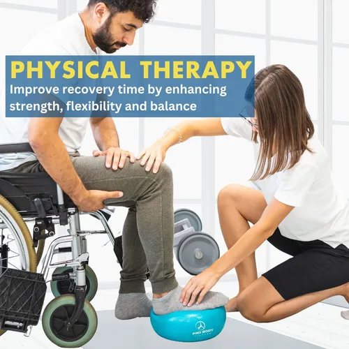 Miniatura 9 de ProBody Pilates Bola de Pilates de 9 Pulgadas - Pequeña Pelota de Ejercicio para Estabilidad, Barra, Núcleo, Entrenamientos Abdominales, Yoga