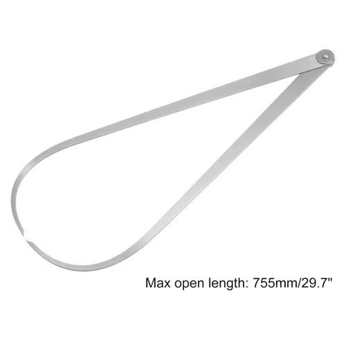 Miniatura 3 de HARFINGTON Pinza exterior de junta firme 15.748 in 16 pulgadas 410 herramienta de medición externa de la junta de fricción firme del acero