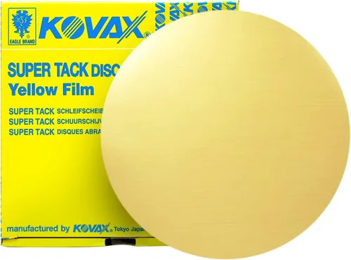 Miniatura 3 de Eagle 554-1200 - Discos de película amarilla SUPER-TACK de 5 pulgadas - Grit P1200-50 discos por caja