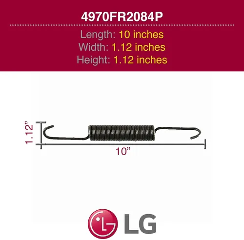 Miniatura 4 de LG 4970FR2084P Muelle de suspensión original OEM para lavadoras LG