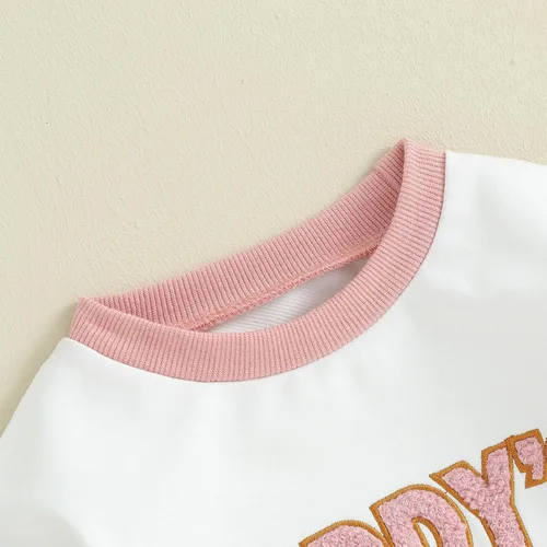 Miniatura 5 de Ropa de bebé recién nacida, ropa para niña con estampado de papi, sudadera bordada, mameluco de manga larga