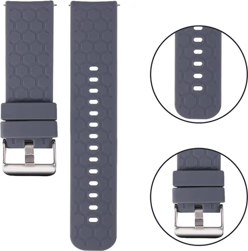 Miniatura 6 de Pulseras compatibles con Michael Kors Access Sofie/Sofie HR/Runway Smart Watch, correa de reloj de 0.709 in de ancho correas de silicona