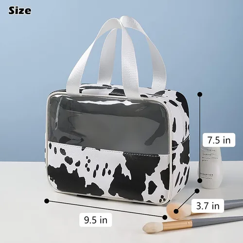 Miniatura 4 de IMCUZUR Neceser de viaje para mujer, bolsa de maquillaje, organizador de cosméticos, bolsa de viaje para accesorios y artículos de tocador