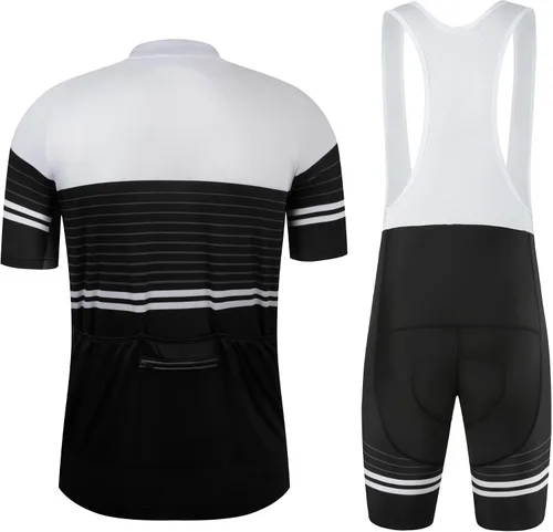 Miniatura 2 de Coconut Ropamo CR - Conjunto de camiseta de ciclismo para hombre, con cremallera, bolsillo con cremallera, manga corta, kits de ciclismo, pantalones