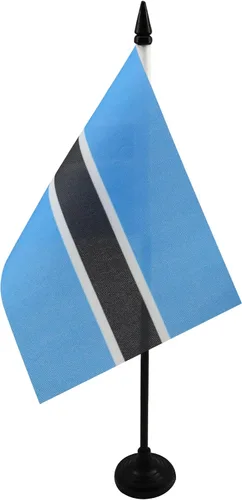 Miniatura 111 de AZ FLAG Sierra Leone Bandera de mesa 5'' x 8'' - Bandera de escritorio de Sierra Leona 21 x 14 cm - Bastón y base de plástico negro