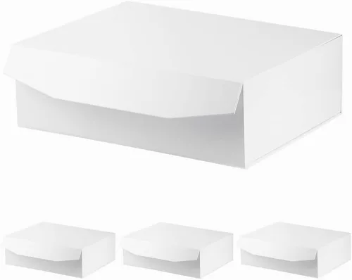 Miniatura 23 de 5 cajas de regalo rosa con cinta de 9.5 x 7 x 4 pulgadas, caja de regalo resistente con tapa para embalaje de regalo, cajas de almacenamiento