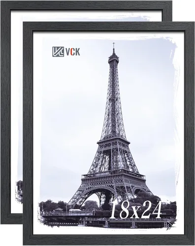 Miniatura 93 de VCK Marco de fotos de 24 x 36 pulgadas, exclusivo marco de póster grande negro para pared, galería en casa, oficina, 1 paquete
