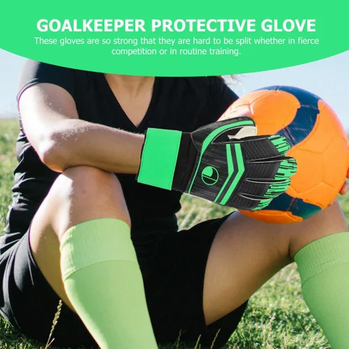 Miniatura 6 de GALPADA 1 par de guantes creativos de fútbol para mayor agarre y comodidad para jóvenes y adultos